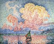 Paul Signac, pink cloud